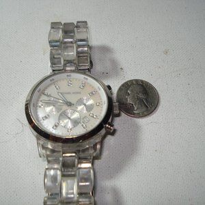 MK5235 GORGEOUS LADIES MICHAEL KORS HIGH END 3 DIALS DIAMOND WATCH RTL $295